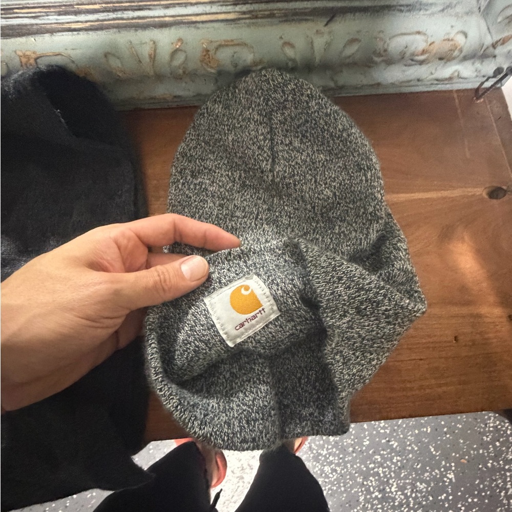 Carhartt Charcoal Knit Beanie - Picture 2 of 2